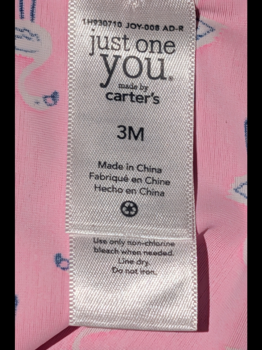 5/$25 Carters Pink Flamingo Ruffle Rash Guard Swim Set Size - Picture 2 of 2